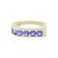 Bague en or et Tanzanite AAA (de Melo)