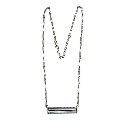 Collier en argent et Hématite noire