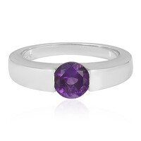 Bague en argent et Améthyste