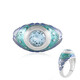 Bague en argent et Topaze bleu ciel (Adela Silber)