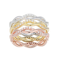 Bague en argent et Zircon