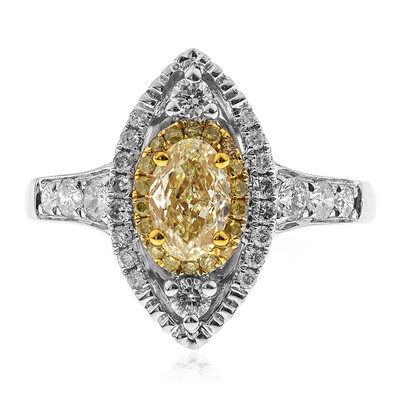 Bague en or et Diamant SI2 jaune (CIRARI)