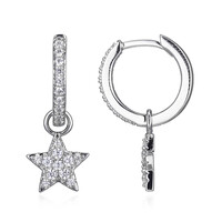 Boucles d'oreilles en argent et Zircon
