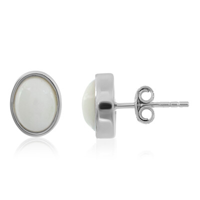 Boucles d'oreilles en argent et Opale Welo