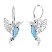 Boucles d'oreilles en argent et Turquoise