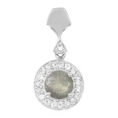 Pendentif en argent et Spectrolite
