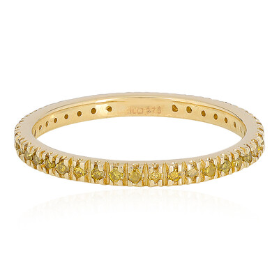 Bague en or et Diamant jaune I3