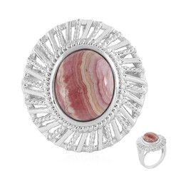 Bague en argent et Rhodochrosite