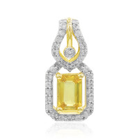 Pendentif en or et Saphir jaune de Ban Ka Cha