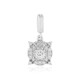 Pendentif en argent et Saphir blanc