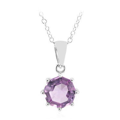 Collier en argent et Améthyste de Bolivie