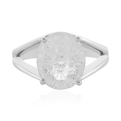Bague en argent et Quartz blanc