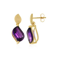 Boucles d'oreilles en argent et Améthyste
