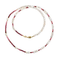 Collier en argent et Perle Keshi