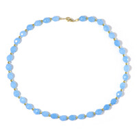 Collier en argent et Quartz Aqua