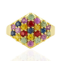 Bague en argent et Saphir