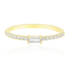 Bague en or et Diamant Flawless (F) (LUCENT DIAMONDS)