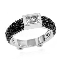 Bague en argent et Topaze blanche (Dallas Prince Designs)