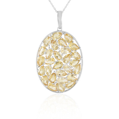 Collier en argent et Citrine