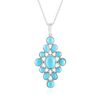 Pendentif en argent et Turquoise Sleeping Beauty