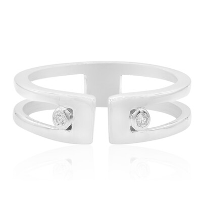 Bague en argent et Diamant I1 (G) (Annette)