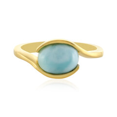 Bague en argent et Larimar