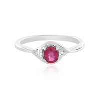 Bague en argent et Rubis de Bemainty