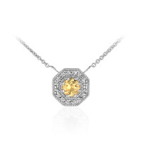 Collier en argent et Citrine