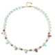Collier en argent et Quartz rose (Riya)