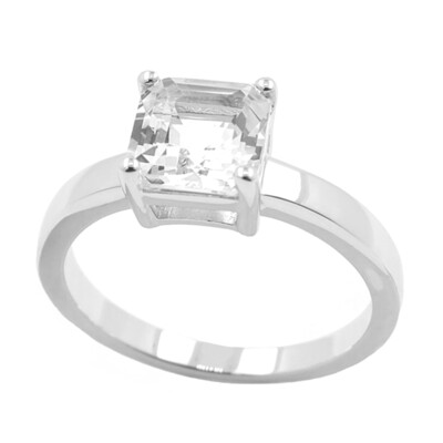 Bague en argent et Danburite