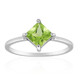 Bague en argent et Péridot de Birmanie