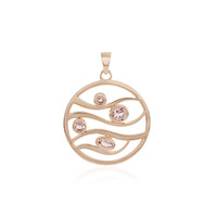 Pendentif en argent et Tourmaline rose