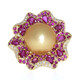 Bague en or et Perle de culture d'eau douce dorée  (CIRARI)