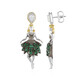 Boucles d'oreilles en argent et Zircon (Gems en Vogue)