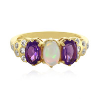 Bague en argent et Opale Welo