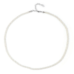 Collier en argent et Topaze blanche