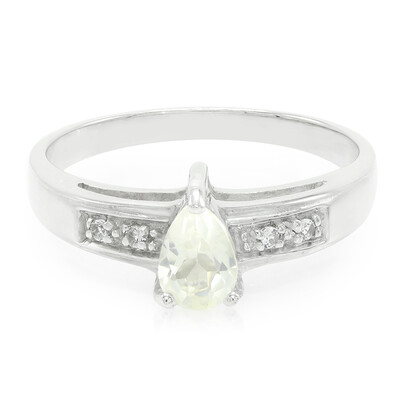 Bague en argent et Orthose