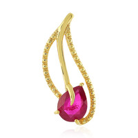 Pendentif en argent et Rubis de Madagascar