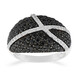 Bague en argent et Spinelle noir