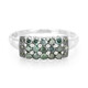 Bague en argent et Diamant fantaisie