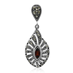Pendentif en argent et Grenat du Mozambique