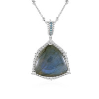 Collier en argent et Labradorite (Dallas Prince Designs)