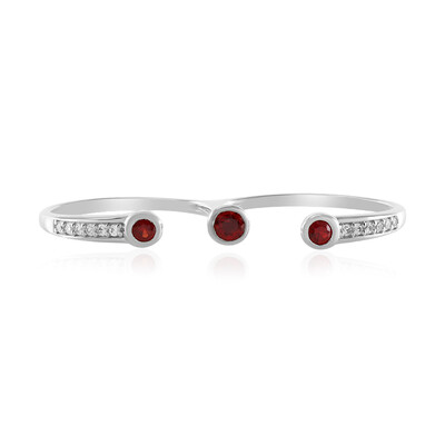 Bague en argent et Rubis de Tanzanie (de Melo)