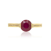 Bague en or et Rubis de Madagascar (de Melo)
