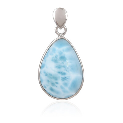 Pendentif en argent et Larimar