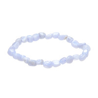 Bracelet et Agate zonée bleue