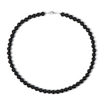 Collier en argent et Onyx noir