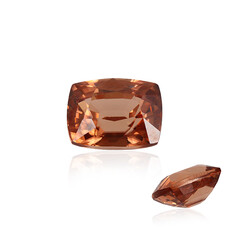  Zircon cognac 3,8 ct (gemme et boîte de collection)