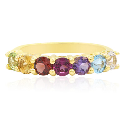 Bague en argent et Grenat du Mozambique