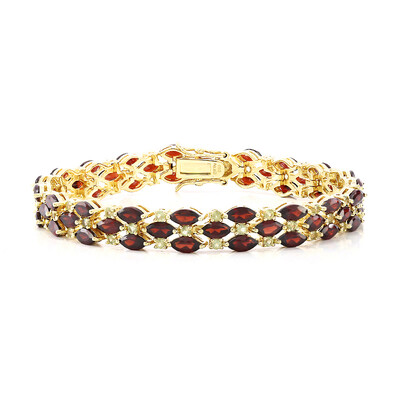 Bracelet en argent et Grenat